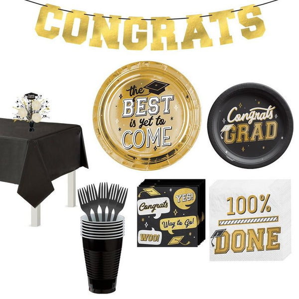 Graduation Tableware Kit for 8 Guests