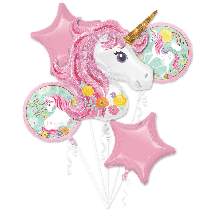 Unicorn Bouquets Balloons for 3rd Birthday - Balloonice