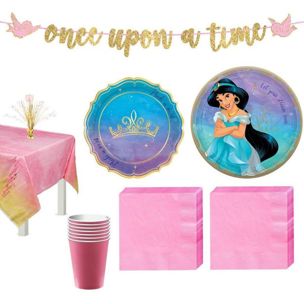 Disney Princess Jasmine Tableware Kit for 8 Guests