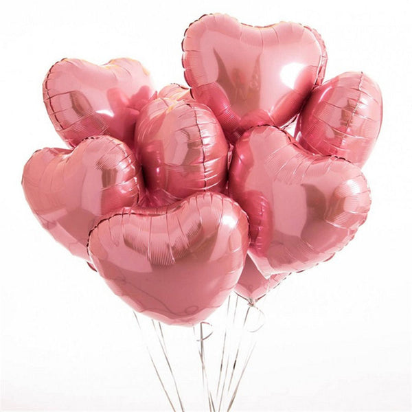 Rose Gold Heart Balloon Bouquet - Balloonice