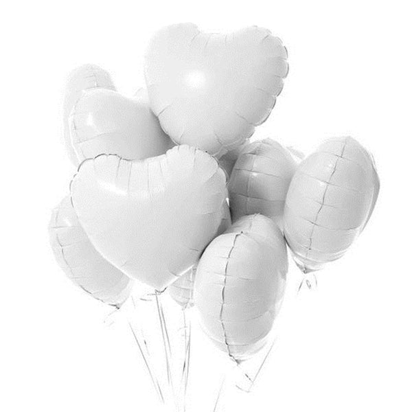 White Balloon Bouquet 10pcs - Balloonice